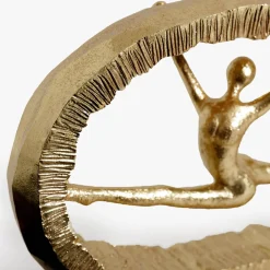 inny Figurka dekoracyjna złota GIMNASTYCZKA 16 cm