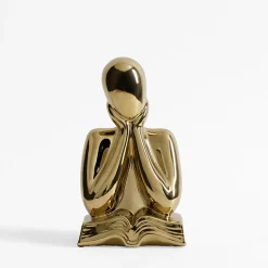 inny Figurka dekoracyjna złota 20 cm