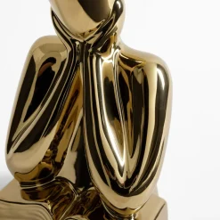 inny Figurka dekoracyjna złota 20 cm