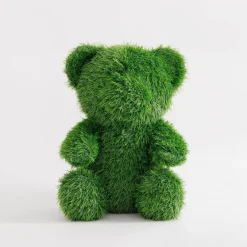 Figurki Dekoracyjne|inny Figurka do ogrodu, miś, sztuczna trawa, 50 cm