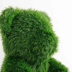 inny Figurka do ogrodu, miś, sztuczna trawa, 35 cm