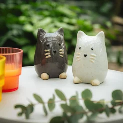 inny Figurka porcelanowa, kot, 13 cm, MIX