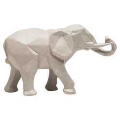 Figurki Dekoracyjne| Figurka SŁOŃ geometryczny 25x15 cm MIX