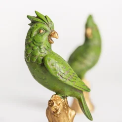 inny Figurka zielona PAPUGA MIX