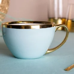 Filiżanki I Spodki| Filiżanka porcelanowa Jumbo AURORA GOLD 400 ml