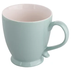 Filiżanka porcelanowa na nóżce miętowa Jumbo URBAN 400 ml