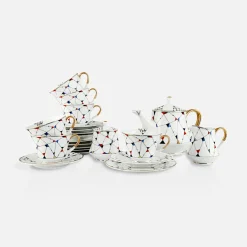 Porcelana Bogucice Filiżanka ze spodkiem ARLEKIN 250 ml