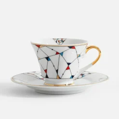 Filiżanki I Spodki|Porcelana Bogucice Filiżanka ze spodkiem ARLEKIN 90 ml