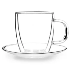 Filiżanki I Spodki| Filiżanki termiczne AMO 250 ml ze spodkami, kpl. 2 szt.