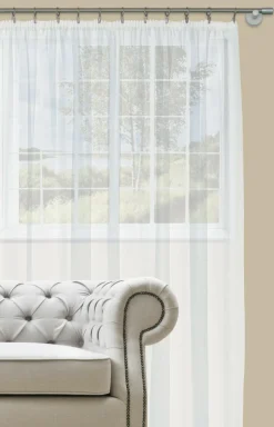 Firany, Zasłony I Akcesoria| Firana DIANA z taśmą marszczącą 290x260 cm