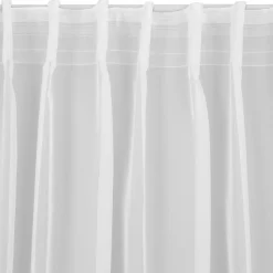 Eurofirany Firana do salonu biała SIMONE 400x170 cm