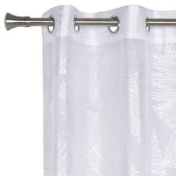 Firana do salonu biała VANUA 140x260 cm