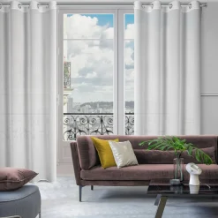 Firany, Zasłony I Akcesoria|Eurofirany Firana do salonu biała VENUS 140x250 cm