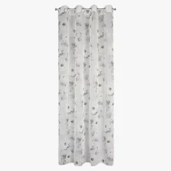 Firany, Zasłony I Akcesoria|Eurofirany Firana do salonu biało-oliwkowa BESSY 140x250 cm