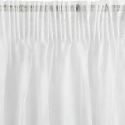 Eurofirany Firana do salonu na taśmie biała ESEL350x250 cm