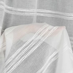 Firany, Zasłony I Akcesoria|Eurofirany Firana na przelotkach biała DOLY 140x250 cm