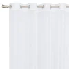 Firany, Zasłony I Akcesoria| Firana na przelotkach biała SOFIA 140x160 cm