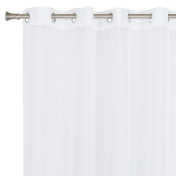 Firany, Zasłony I Akcesoria| Firana na przelotkach biała SOFIA 140x160 cm