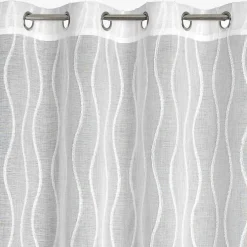 Eurofirany Firana na przelotkach biała FELICJA 140x250 cm
