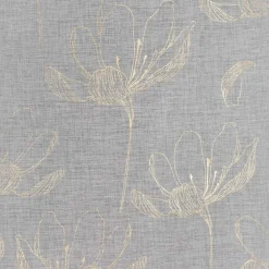 Eurofirany Firana na przelotkach biało-złota AMALIA 140x250 cm