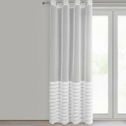Firany, Zasłony I Akcesoria|Eurofirany Firana na przelotkach etno biała DANA 140x250 cm
