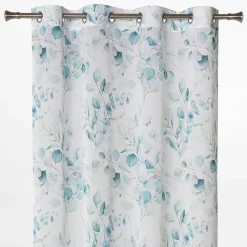 inny Firana na przelotkach niebiesko-biała ALPINA 140x260 cm