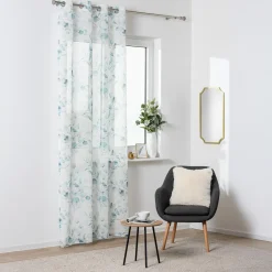 inny Firana na przelotkach niebiesko-biała ALPINA 140x260 cm