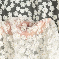 Firany, Zasłony I Akcesoria|Eurofirany Firana na taśmie biała DAISY 130x270 cm