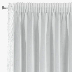 Firany, Zasłony I Akcesoria|Eurofirany Firana na taśmie biała KIRA 140x270 cm