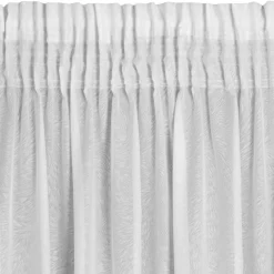 Firany, Zasłony I Akcesoria|Eurofirany Firana na taśmie biała TULSA 140x270 cm