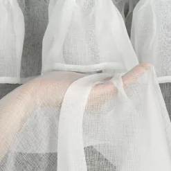 Firany, Zasłony I Akcesoria|Eurofirany Firana z falbanami biała AURA 140x250 cm