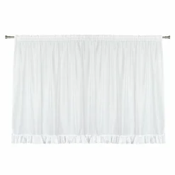 Firany, Zasłony I Akcesoria| Firanka na taśmie marszącej z fabaną EMILIA 290x160 cm