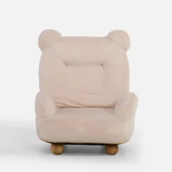 Pufy Dla Dzieci|Stoliki I Krzesła Dla Dzieci|inny Fotel AKUKA w kształcie misia jasny beż