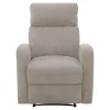 Fotel beżowy z funkcją relaks BLOOM