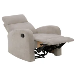 Fotel beżowy z funkcją relaks BLOOM