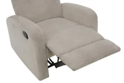 Fotel beżowy z funkcją relaks BLOOM