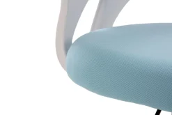 Fotele I Krzesła Do Biurka Dla Dzieci|Fotele Biurowe Dziecięce| Fotel biurowy błękitno-biały MELLODY