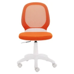 Dzieci Fotel biurowy młodzieżowy pomarańczowy CHAIREON
