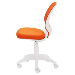 Dzieci Fotel biurowy młodzieżowy pomarańczowy CHAIREON