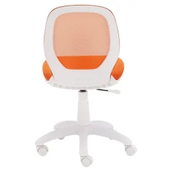 Dzieci Fotel biurowy młodzieżowy pomarańczowy CHAIREON