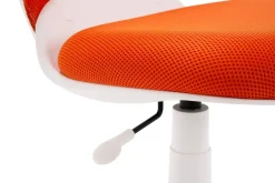 Dzieci Fotel biurowy młodzieżowy pomarańczowy CHAIREON