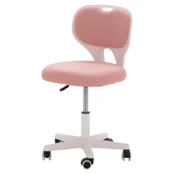 Fotele I Krzesła Do Biurka Dla Dzieci|Fotele Biurowe Dziecięce| Fotel biurowy różowo-biały MELLODY