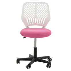 Fotele I Krzesła Do Biurka Dla Dzieci|Fotele Biurowe Dziecięce| Fotel biurowy różowo-biały MINISIT