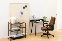 Fotele Biurowe| Fotel biurowy tapicerowany SPINEL