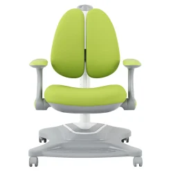 Dzieci Fotel biurowy z regulacją zielony RYTHMUSE