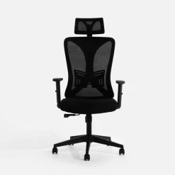Dzieci inny Fotel biurowy z regulacją czarny ORPEUS