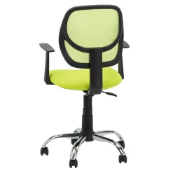 Dzieci Fotel biurowy z siatką mesh zielony NOPE