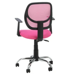 Fotele I Krzesła Do Biurka Dla Dzieci|Fotele Biurowe Dziecięce| Fotel biurowy z siatką mesh różowy NOPE