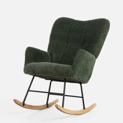Fotele Wypoczynkowe|inny Fotel bujany JEXLA zielony