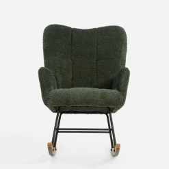 Fotele Wypoczynkowe|inny Fotel bujany JEXLA zielony